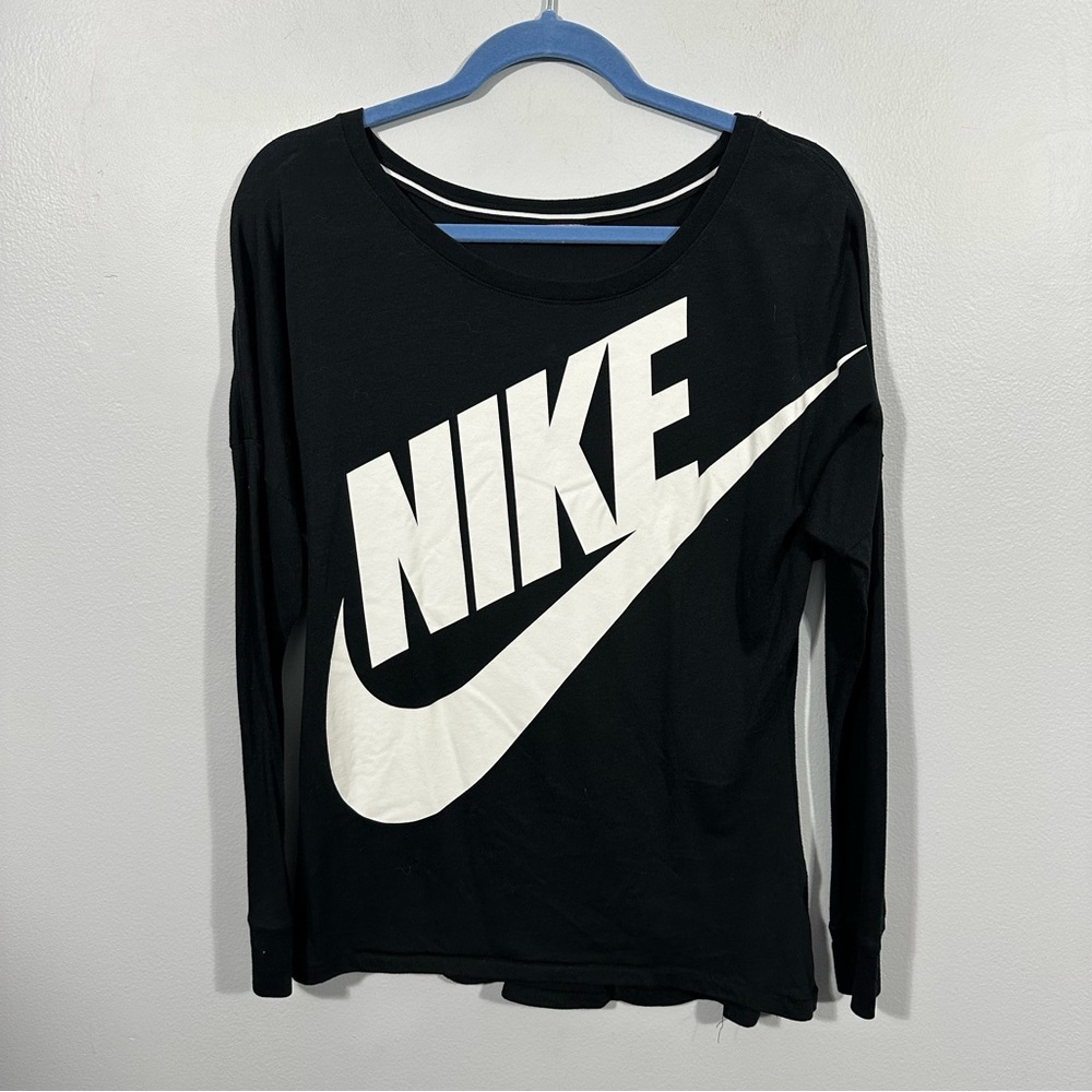 Nike Women's Black Doleman Long Sleeve Top